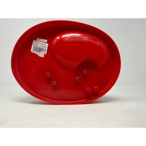 M&M's World Red Fireman Firefighter Candy Dispenser 2000837648 Red Black Yellow - Picture 6 of 6